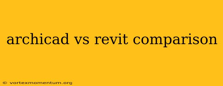 archicad vs revit comparison